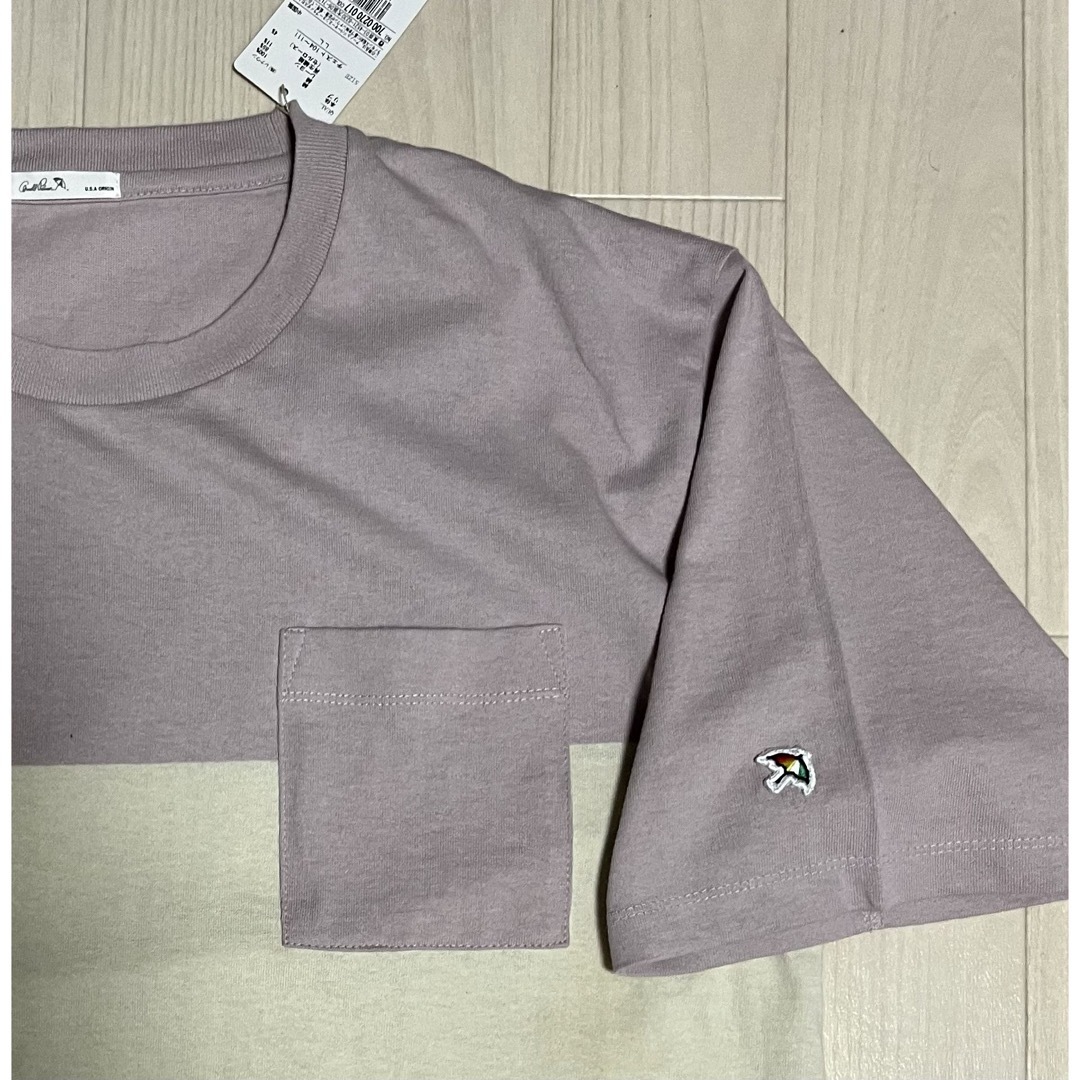 Arnold Palmer(アーノルドパーマー)の新品未使用　アーノルドパーマータイムレス　ビッグシルエット半袖ボーダーTシャツ メンズのトップス(Tシャツ/カットソー(半袖/袖なし))の商品写真