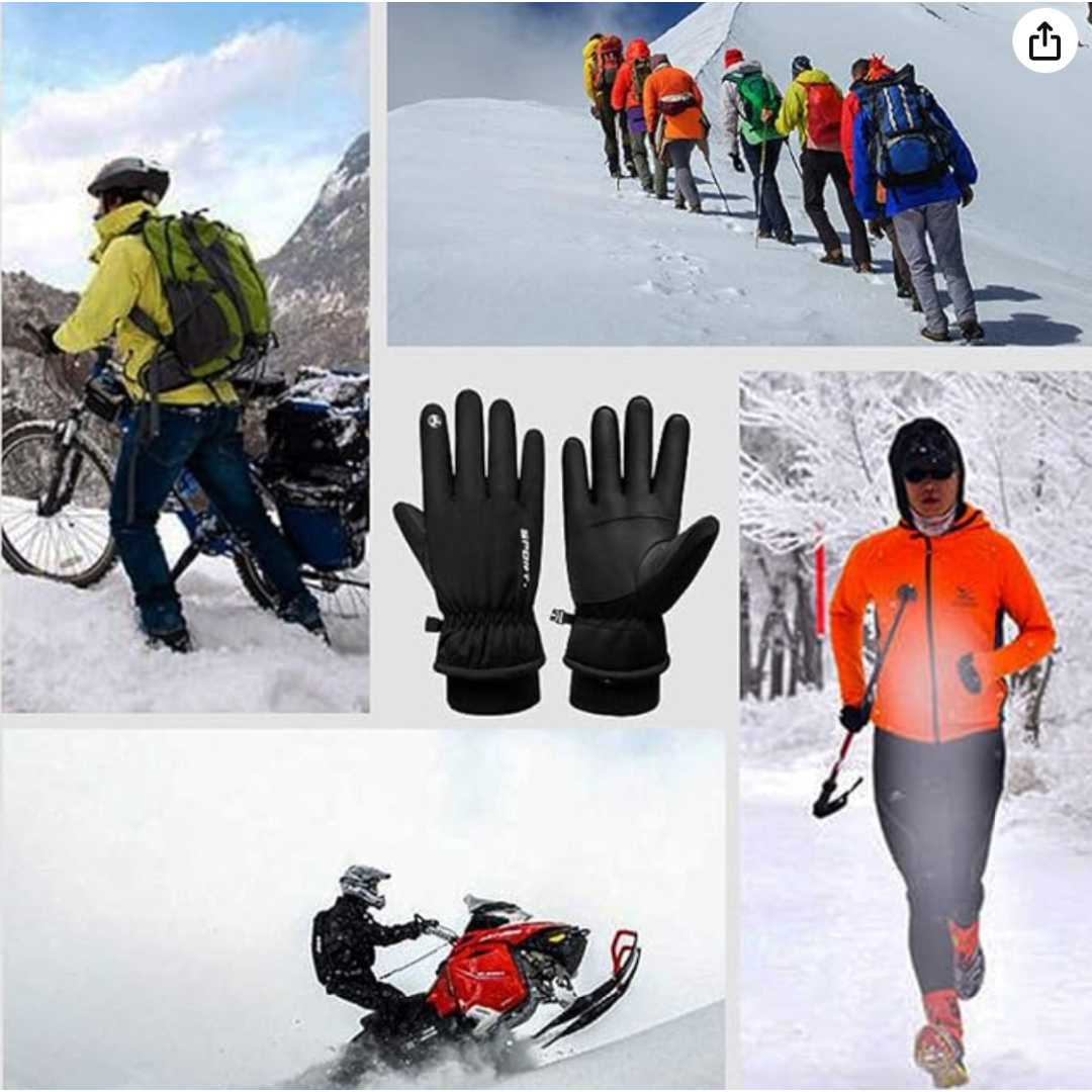 スキーグローブ、スノーボードグローブ、スキー手袋　３Mシンサレート　裏起毛L スポーツ/アウトドアのスキー(その他)の商品写真