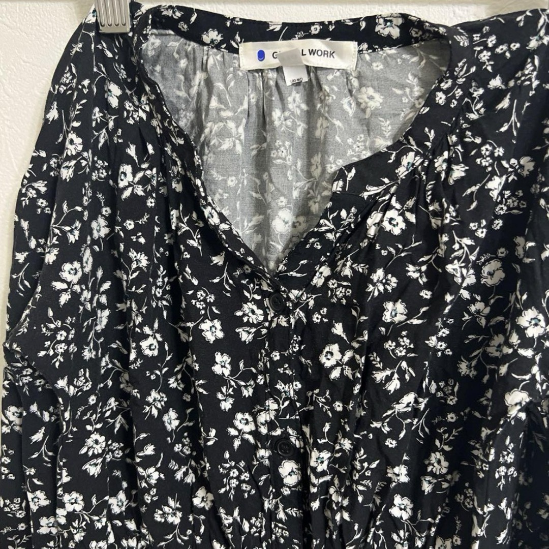 GLOBAL WORK(グローバルワーク)のGLOBAL WORK ワンピース　花柄 キッズ/ベビー/マタニティのキッズ服女の子用(90cm~)(ワンピース)の商品写真