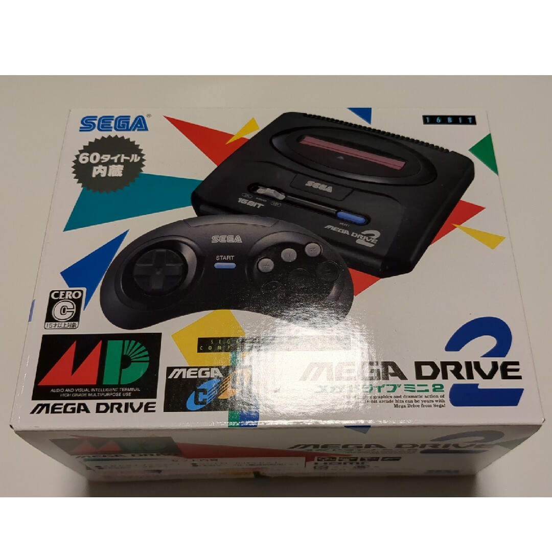 SEGA(セガ)の【GW値下げ】SEGA メガドライブミニ２ 中古 エンタメ/ホビーのゲームソフト/ゲーム機本体(家庭用ゲーム機本体)の商品写真