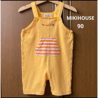 mikihouse - ミキハウス　マリン　サロペット　ハーフ　パンツ　プッチー君　　春　夏　ファミリア