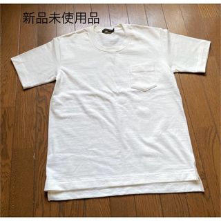 サイベーシックス(SCYE BASICS)の【新品未使用】SCYEBASICS　サイベーシックス　半袖カットソー　白　38(Tシャツ(半袖/袖なし))