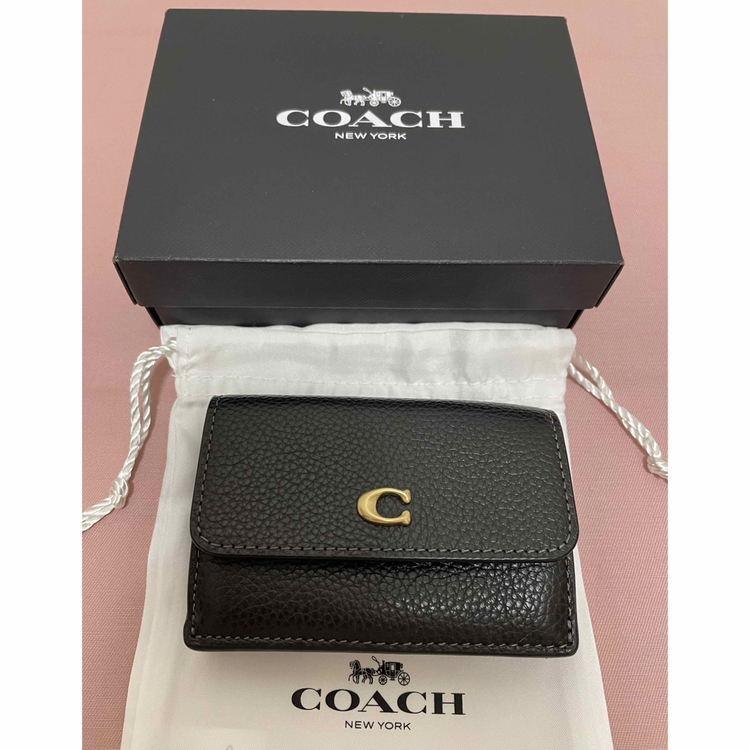 COACH(コーチ)のお片付け中のママ様 専用「COACH」ミニ トライフォールド ウォレット レディースのファッション小物(財布)の商品写真