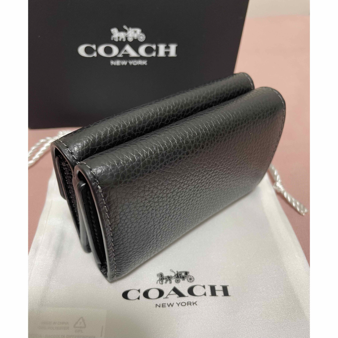 COACH(コーチ)のお片付け中のママ様 専用「COACH」ミニ トライフォールド ウォレット レディースのファッション小物(財布)の商品写真