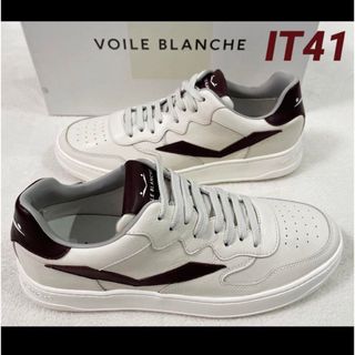 SALE‼️【新品】VOILE BLANCHE  クリームホワイト/ボルドー(スニーカー)