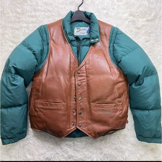 ショット(schott)のSupreme元ネタ80s ビンテージ DOWN by Schott(ダウンジャケット)