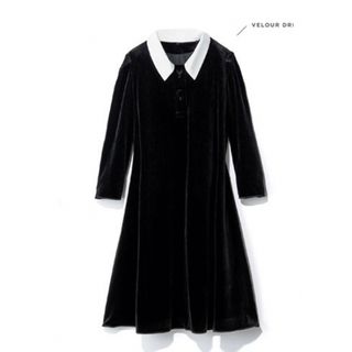 フォクシーニューヨーク(FOXEY NEW YORK)のVELOUR NOIR by FOXEY  Dress "Noir Chic"(ひざ丈ワンピース)