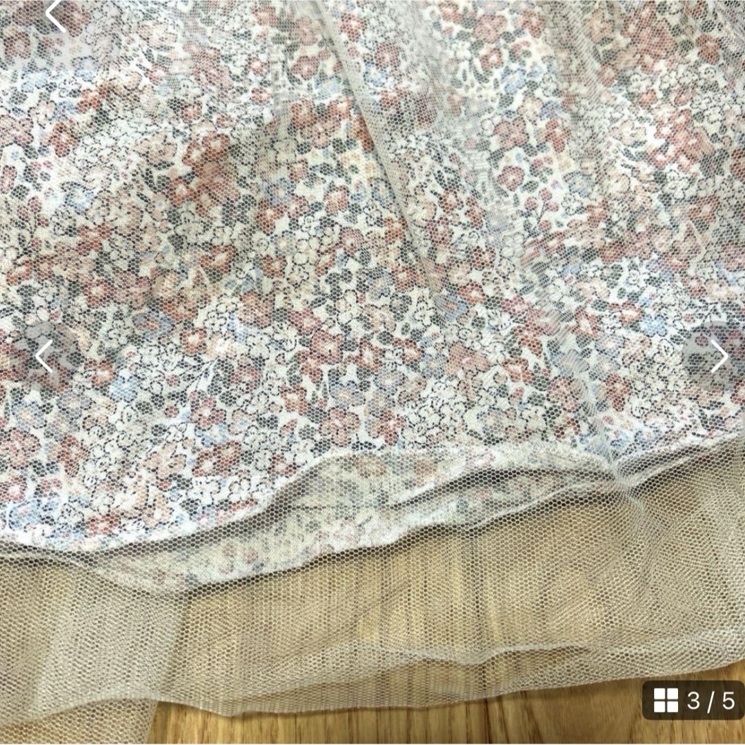 裏起毛　ワンピース　サイズ120 キッズ/ベビー/マタニティのキッズ服女の子用(90cm~)(ワンピース)の商品写真