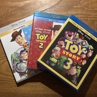 ディズニー(Disney)の【3作品セット】トイ・ストーリー1,2,3　MovieNEX Blu-ray(キッズ/ファミリー)