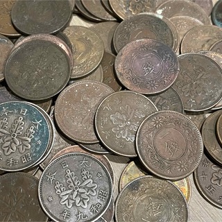 桐1銭青銅貨(一銭) ランダム100枚セット(貨幣)