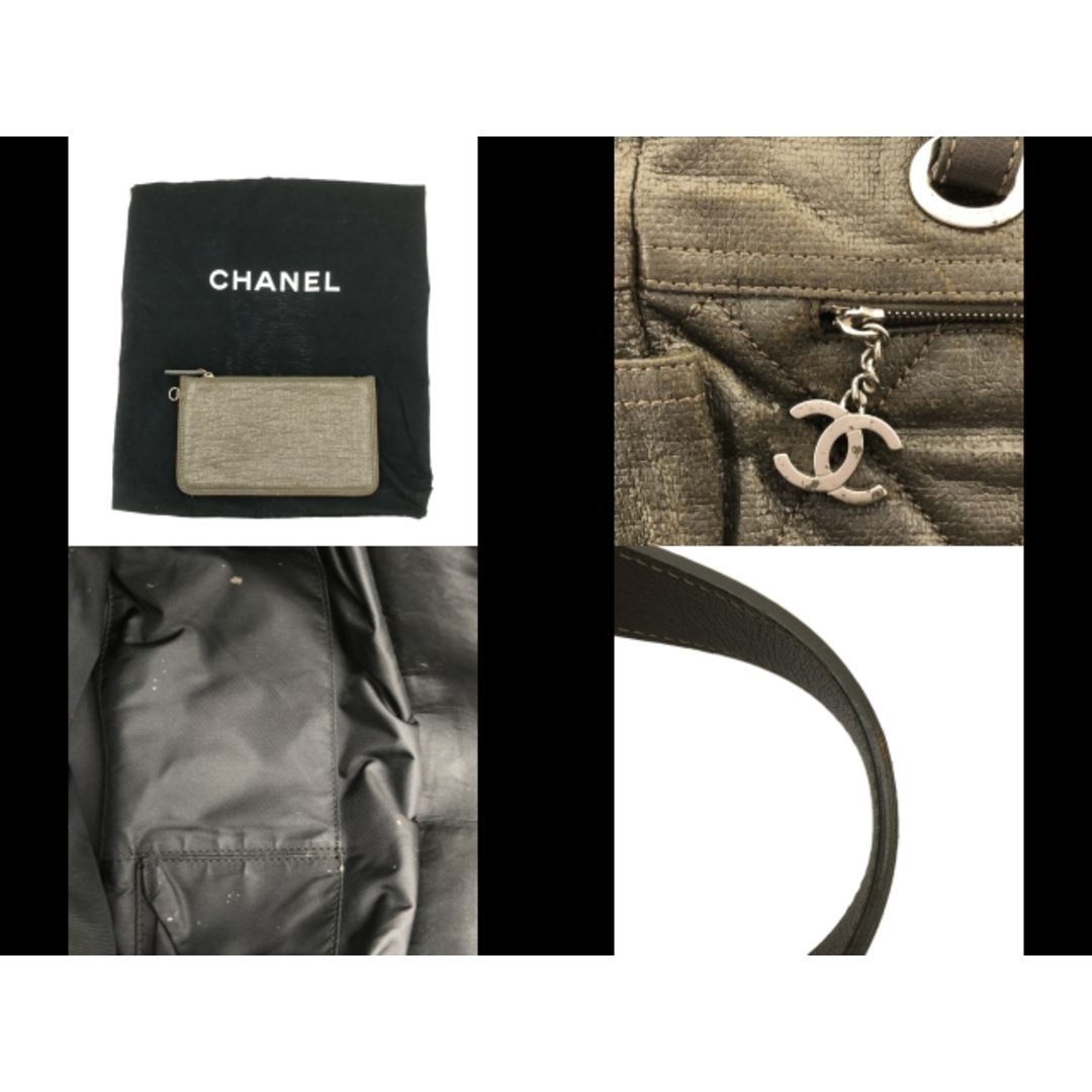 CHANEL(シャネル)のシャネル ハンドバッグ ダークグレー レディースのバッグ(ハンドバッグ)の商品写真