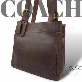 コーチ(COACH)の【美品】COACH オールドコーチ トートバッグ レザー 本革 肩掛け ブラウン(トートバッグ)