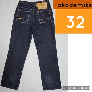 AKADEMIKS - akademiks アカデミクス ジーンズ デニムパンツ ブルー 濃紺 32