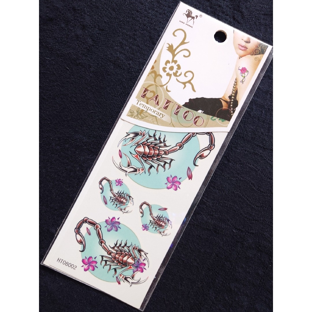 タトゥーシール ワンポイントシート 桜 花びら 蠍 サソリ さそり タトゥーシール ワンポイントシート 桜 花びら 蠍 サソリ さそり