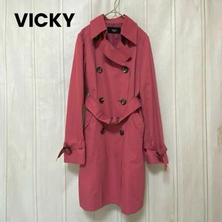 VICKY - 【ビッキー】 ピンク トレンチコート サイズ2 美品の通販 by