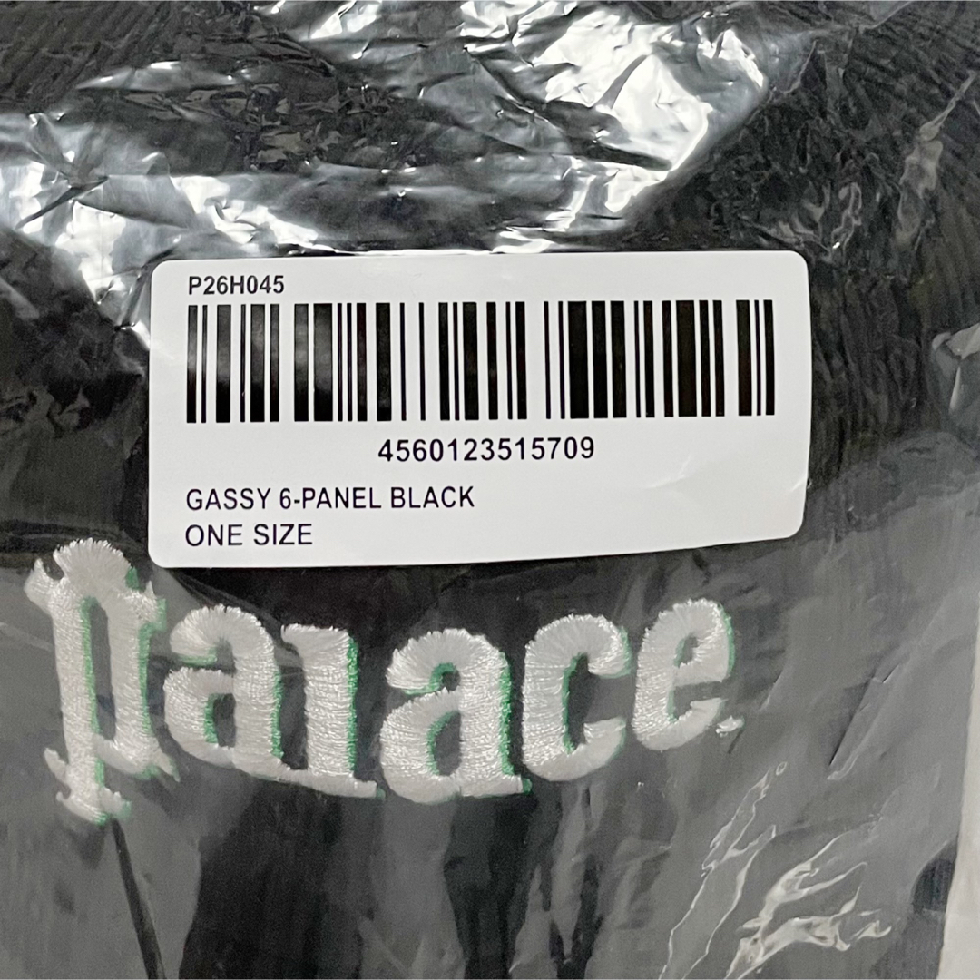 PALACE(パレス)のPALACE Gassy 6-Panel パレス キャップ cap 黒 ブラック メンズの帽子(キャップ)の商品写真