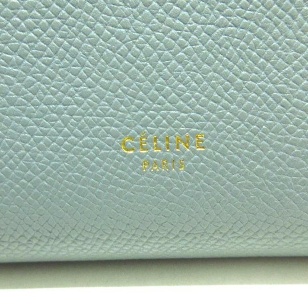 celine(セリーヌ)のセリーヌ 長財布 グレー×ボルドー レザー レディースのファッション小物(財布)の商品写真
