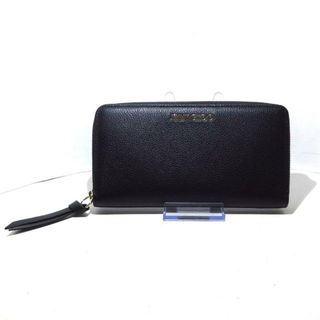 ジミーチュウ(JIMMY CHOO)のジミーチュウ 長財布美品  - 黒 レザー(財布)