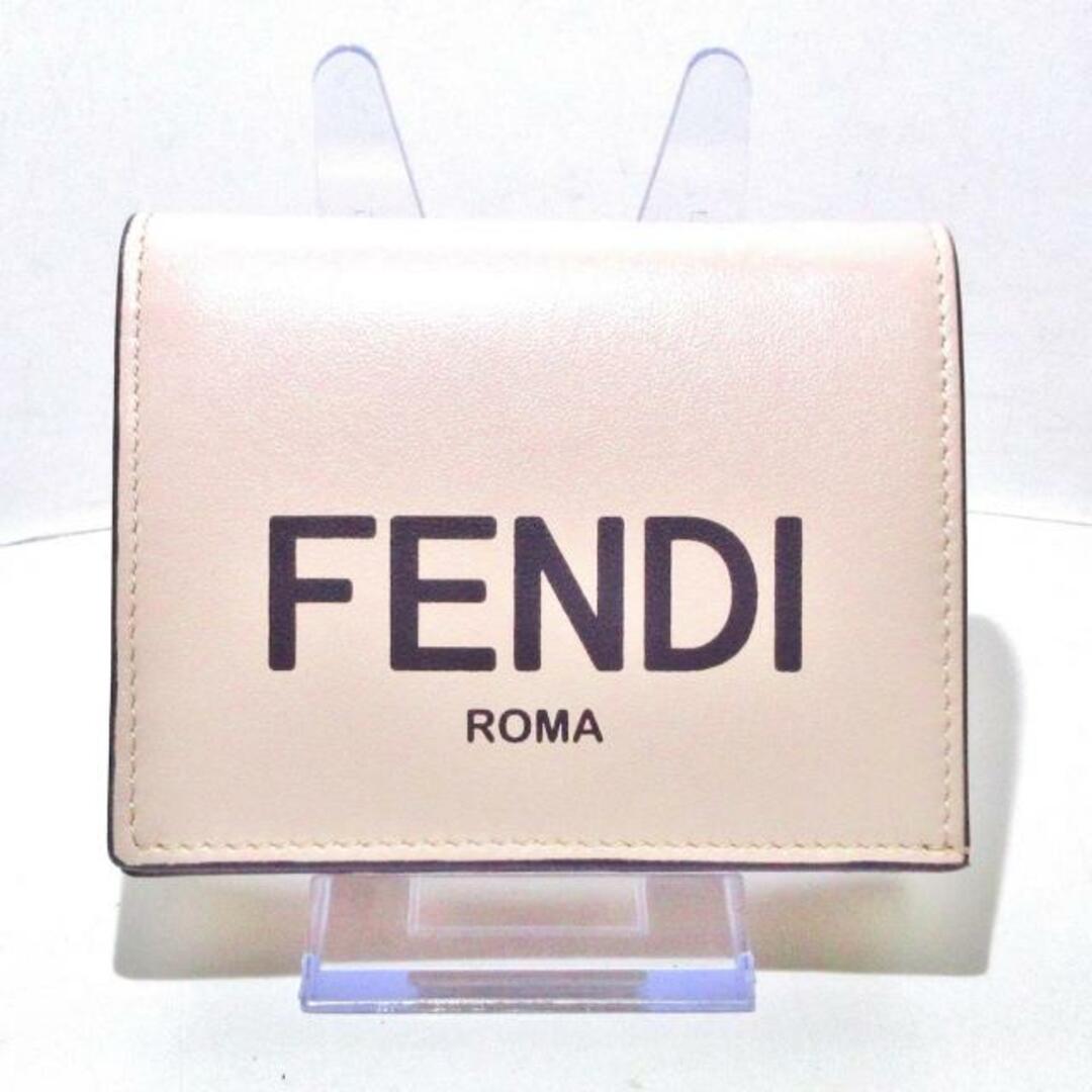 FENDI(フェンディ)のフェンディ 2つ折り財布美品  - レザー レディースのファッション小物(財布)の商品写真