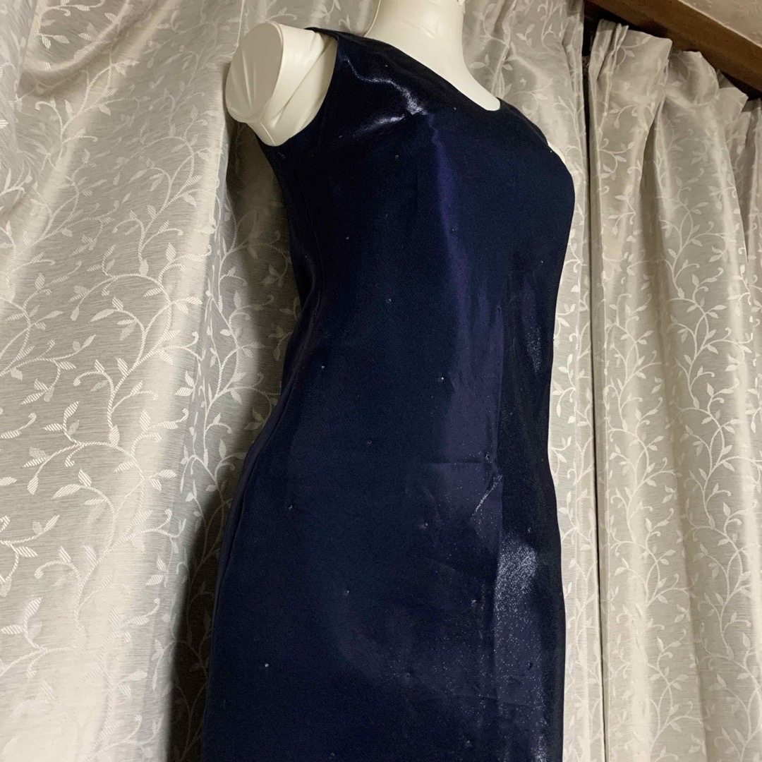 再値下げ　epolene ドレス　ダークネイビー レディースのワンピース(ロングワンピース/マキシワンピース)の商品写真