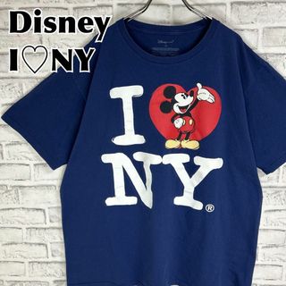 ディズニー(Disney)のDisney ディズニー アイラブニューヨーク ミッキー Tシャツ 半袖 輸入品(Tシャツ/カットソー(半袖/袖なし))