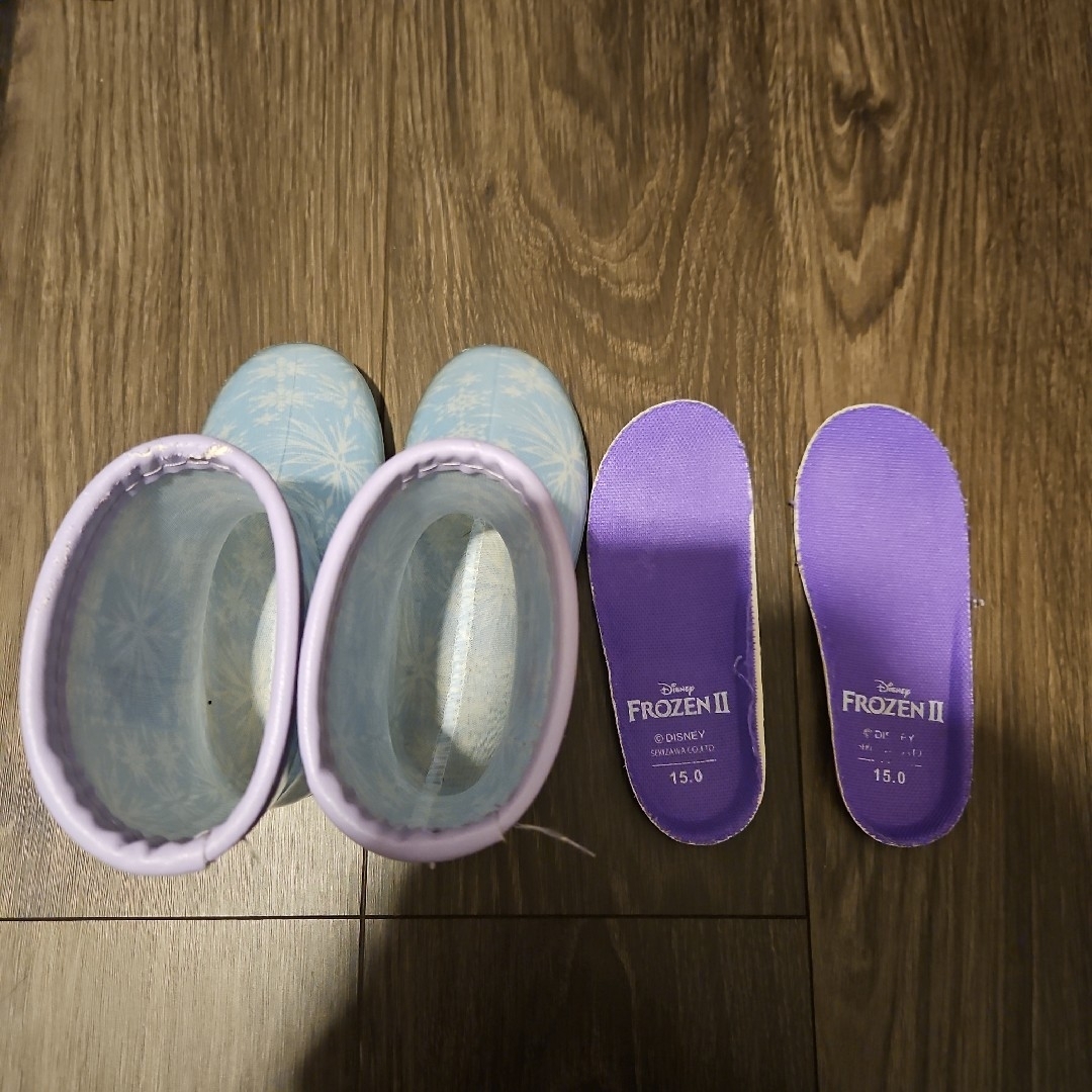 Disney(ディズニー)のアナ雪 長靴 15.0cm キッズ/ベビー/マタニティのキッズ靴/シューズ(15cm~)(長靴/レインシューズ)の商品写真