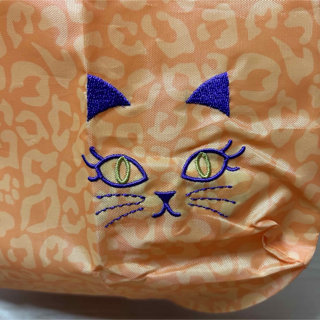 ▼小悪魔CAT レイオベントーバッグ お弁当バッグ オレンジ色 センコー 猫 レディースのバッグ(エコバッグ)の商品写真