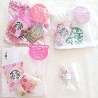 スターバックス(Starbucks)の【新品未使用】STARBUCKS SAKURA2024 ミニカップ 他(ノベルティグッズ)