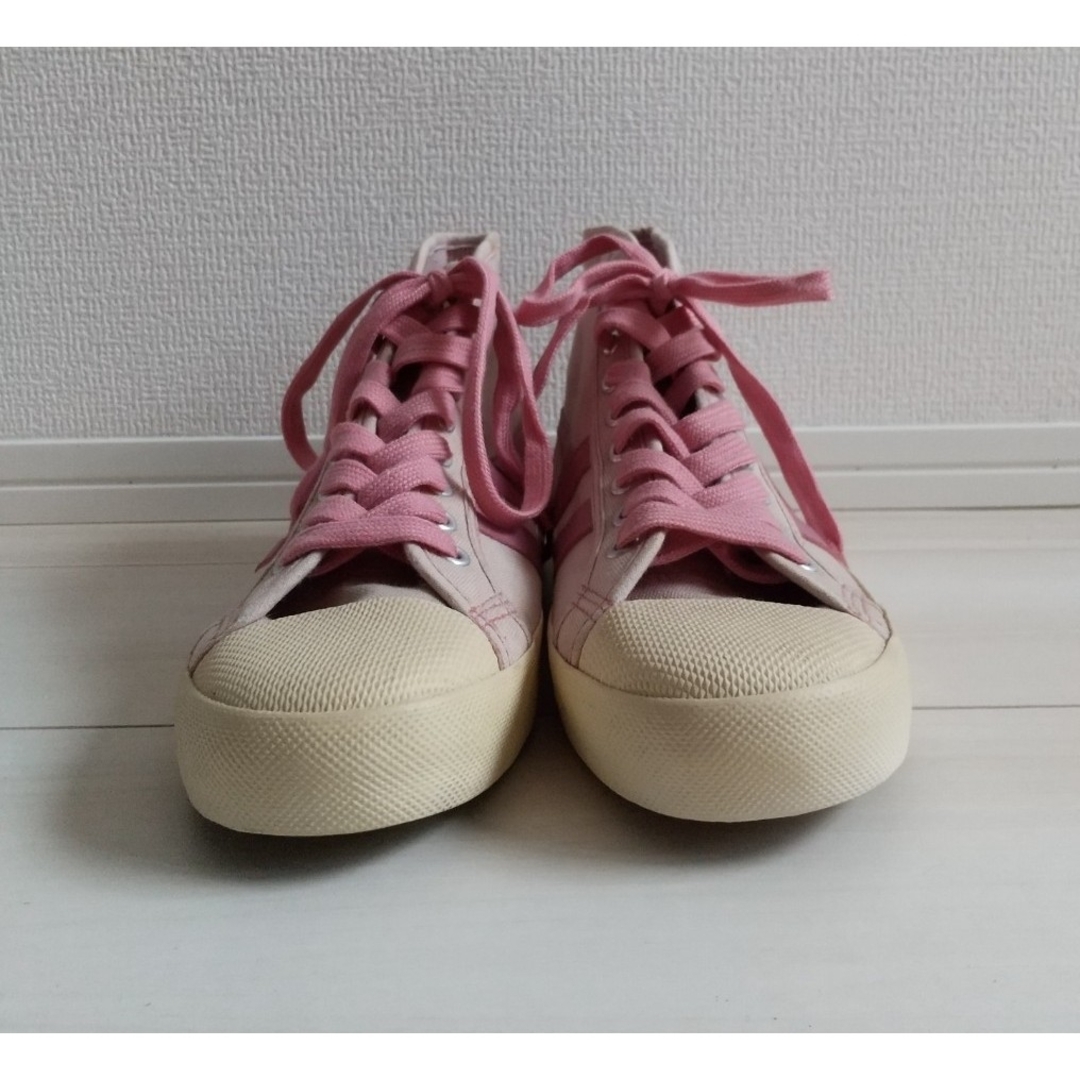 （781）Gola ピンク ハイカットスニーカー（サイズ8） レディースの靴/シューズ(スニーカー)の商品写真