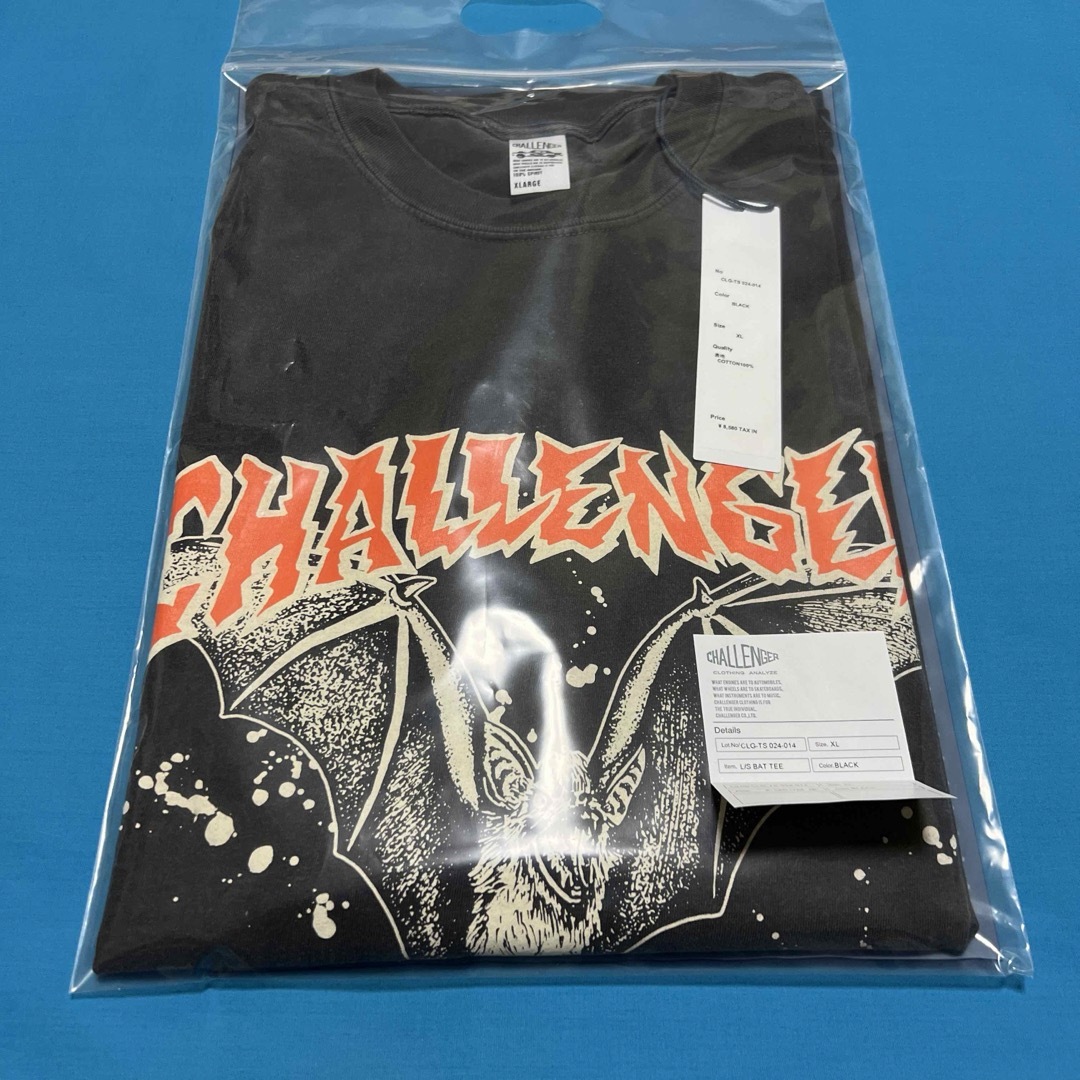 CHALLENGER L/S BAT TEE 長瀬