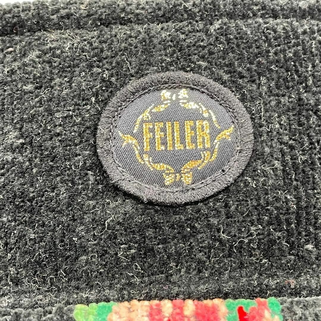 FEILER(フェイラー)のFEILER フェイラー　s59 毛糸　トートバッグ　フラワーモチーフ　花柄 レディースのバッグ(トートバッグ)の商品写真