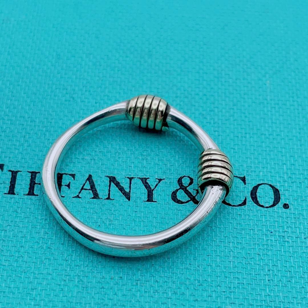 Tiffany & Co.(ティファニー)の【美品】ティファニー リング　バンドウィズ　2ワイヤー　K18 約8号 レディースのアクセサリー(リング(指輪))の商品写真