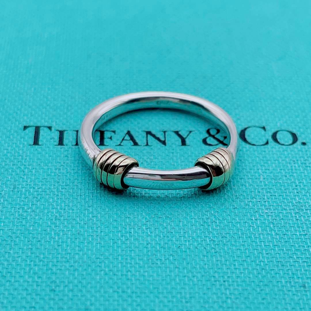 Tiffany & Co.(ティファニー)の【美品】ティファニー リング　バンドウィズ　2ワイヤー　K18 約8号 レディースのアクセサリー(リング(指輪))の商品写真