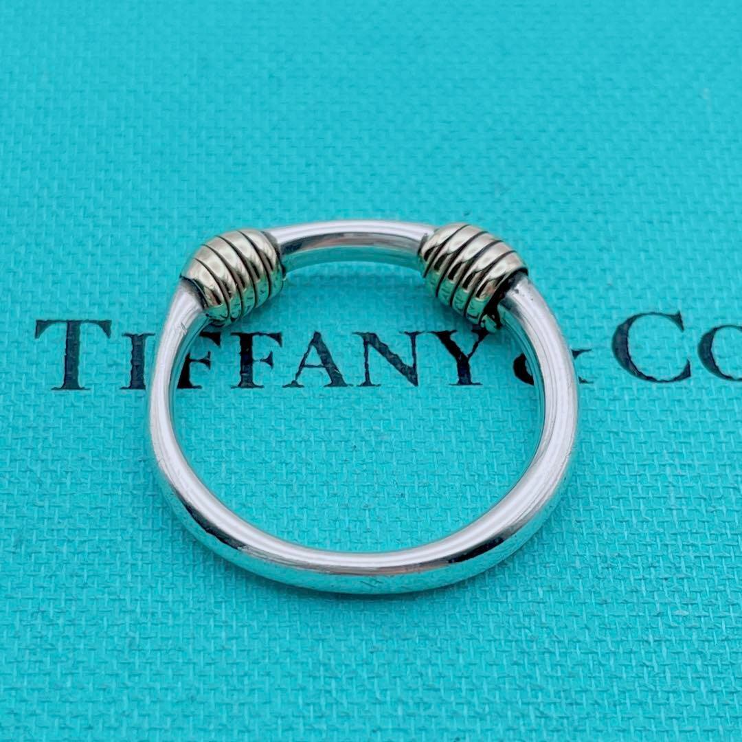 Tiffany & Co.(ティファニー)の【美品】ティファニー リング　バンドウィズ　2ワイヤー　K18 約8号 レディースのアクセサリー(リング(指輪))の商品写真