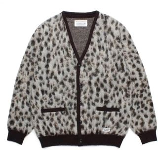 WACKO MARIA - ワコマリア　LEOPARD MOHAIR CARDIGAN