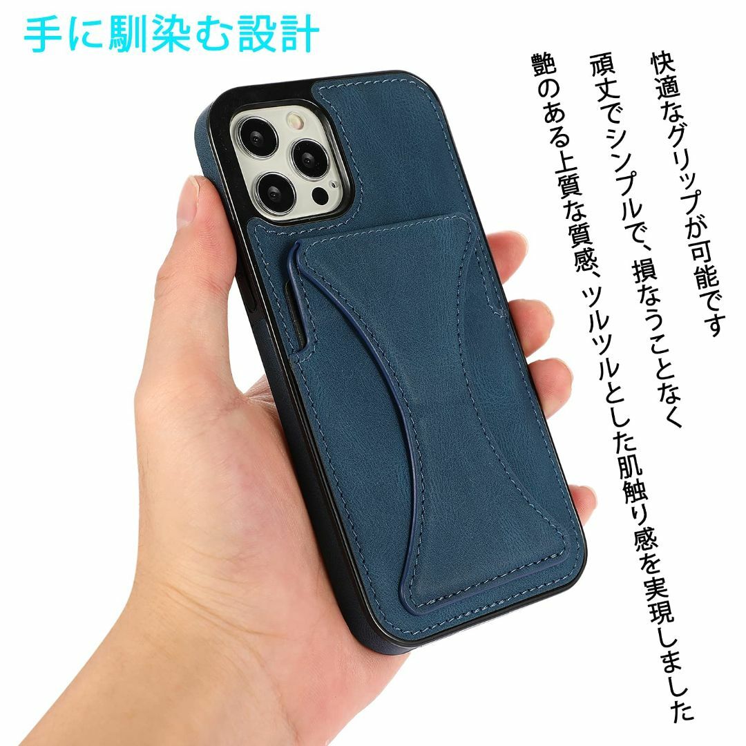 【サイズ:iPhone12Mini🔹5.4inch_色:ネイビー】iphone スマホ/家電/カメラのスマホアクセサリー(その他)の商品写真