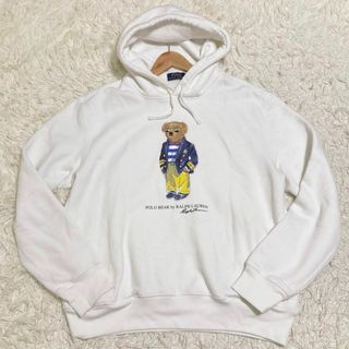 ポロラルフローレン(POLO RALPH LAUREN)のポロラルフローレン　ポロベア　パーカー　Lサイズ　現行　マリン　メンズ(パーカー)