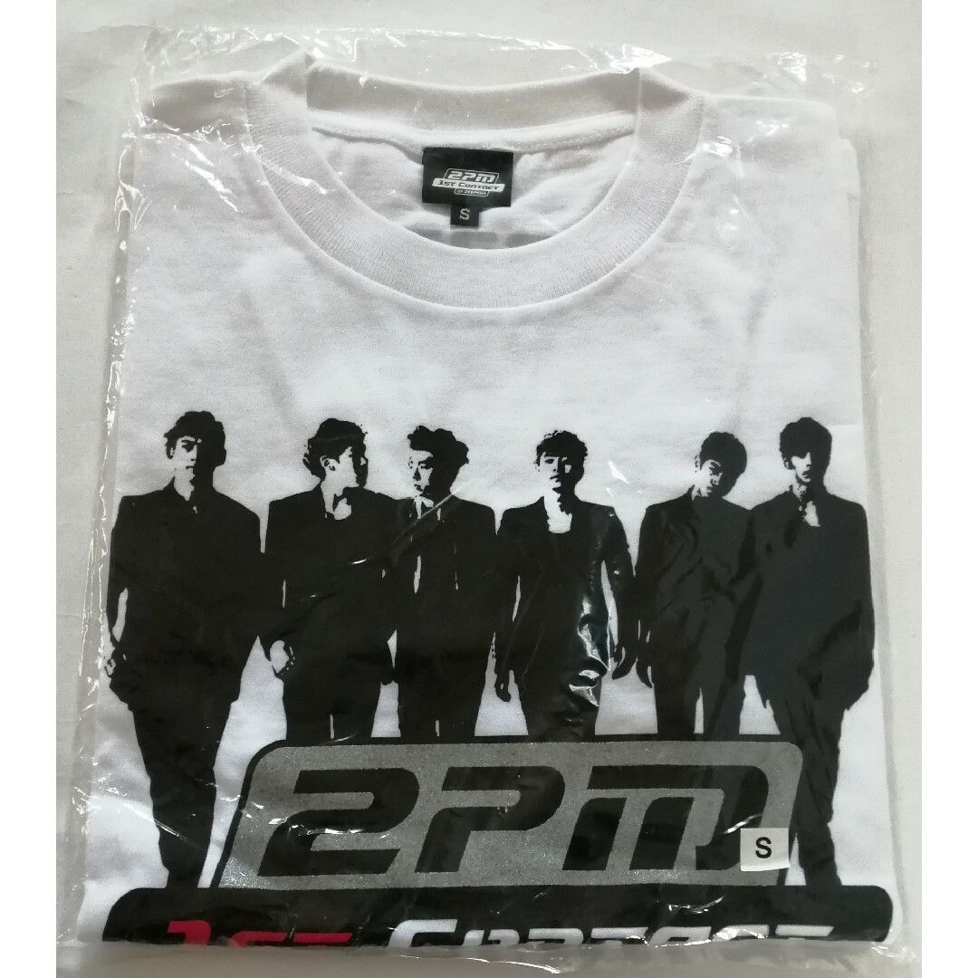 2PM 1st Contact in JAPAN Tシャツ 白 Sサイズ エンタメ/ホビーのタレントグッズ(アイドルグッズ)の商品写真