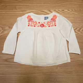 ベビーギャップ(babyGAP)のbaby GAP コットン刺繍ブラウス(ブラウス)