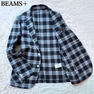 ビームスプラス(BEAMS PLUS)のBEAMS＋ アンコンジャケット チェック柄 綿 ポリエステル フランネル S(テーラードジャケット)