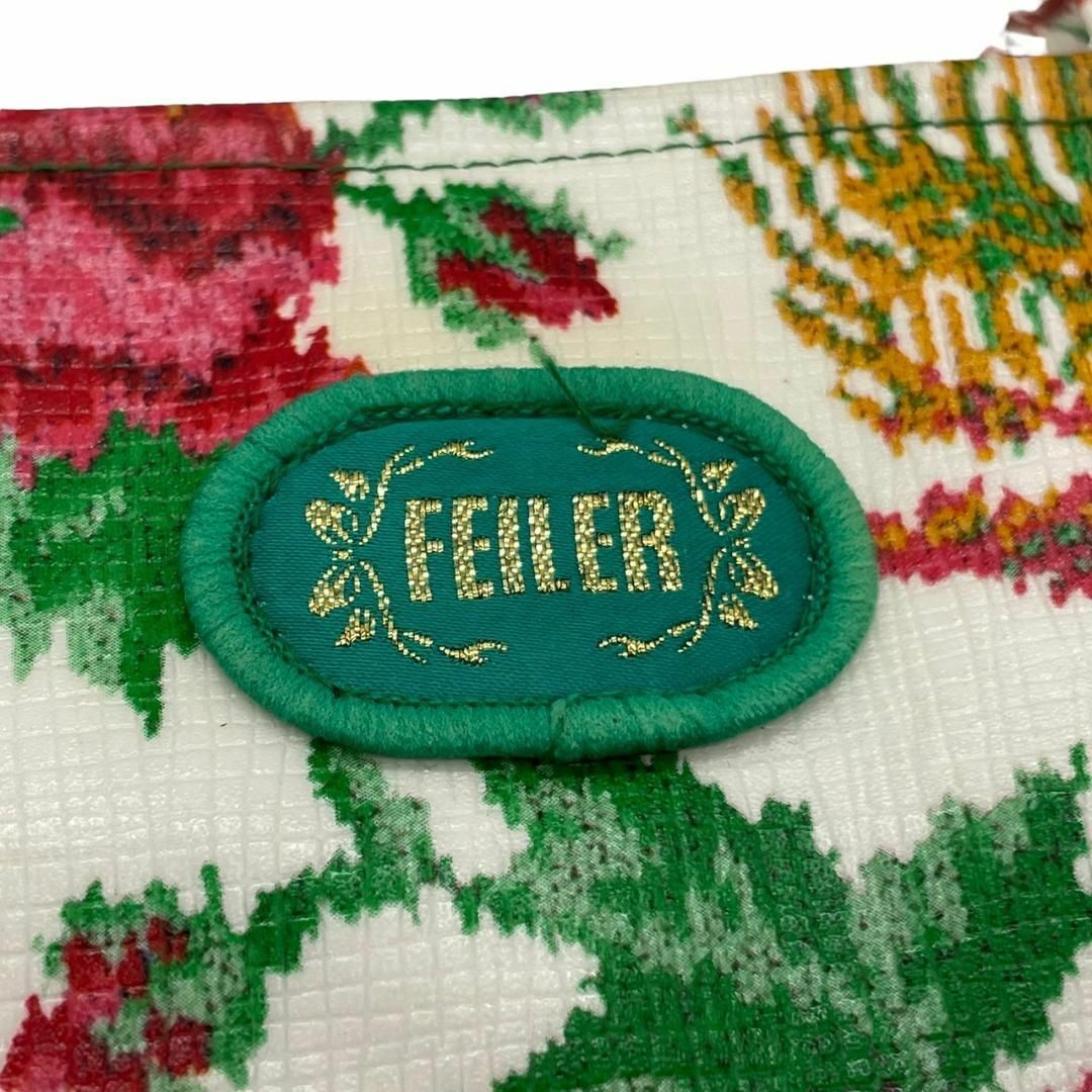 FEILER(フェイラー)の美品　FEILER フェイラー s19 トートバッグ　花柄　PVC ナイロン レディースのバッグ(トートバッグ)の商品写真