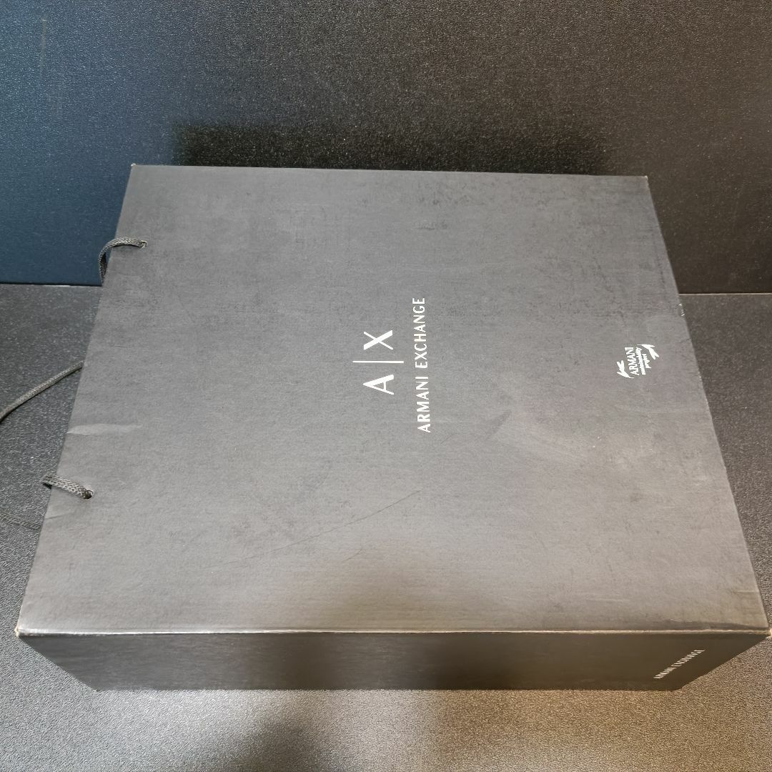 ARMANI EXCHANGE(アルマーニエクスチェンジ)のアルマーニエクスチェンジ（A|X） 本革ブーツ 黒 UK7 メンズの靴/シューズ(ブーツ)の商品写真