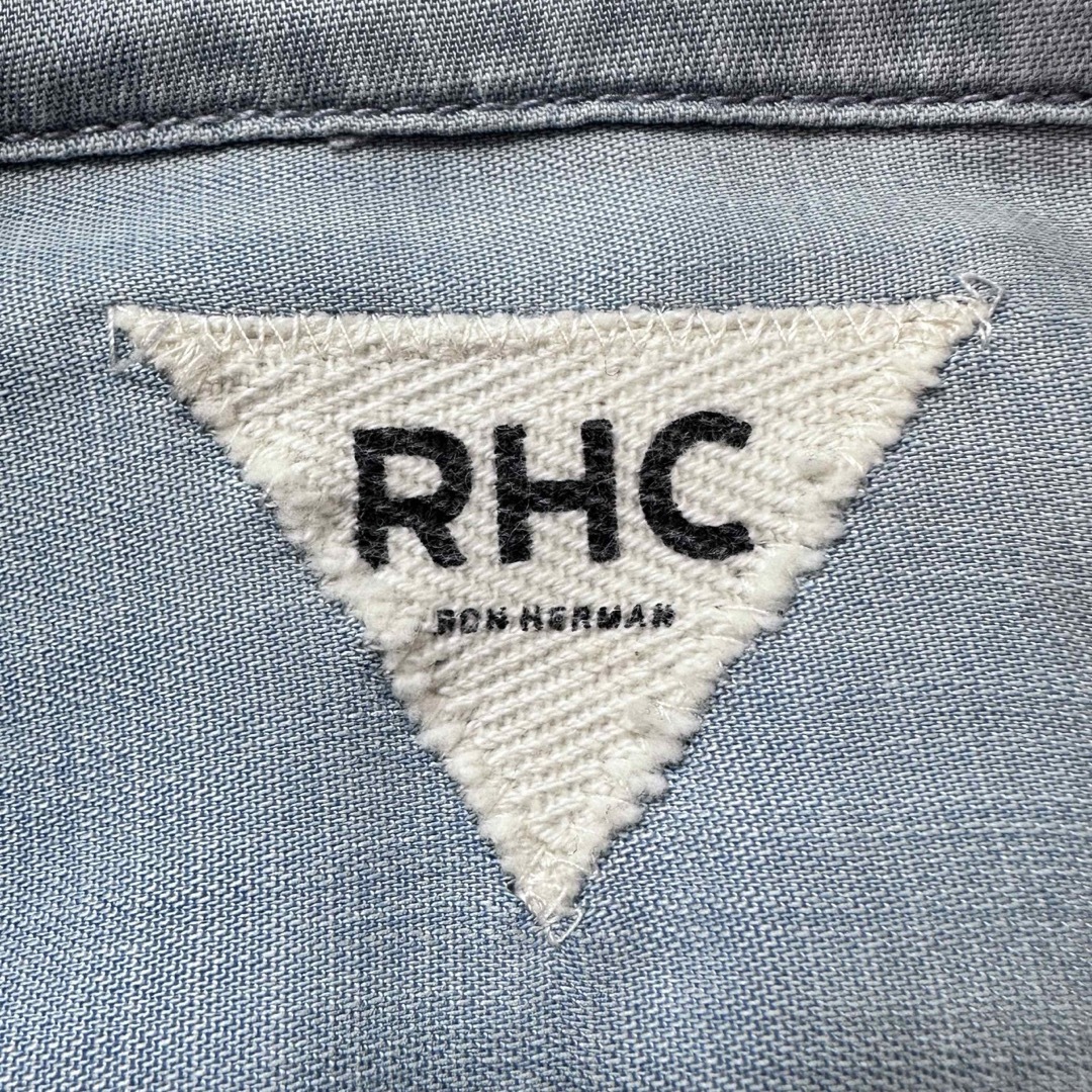 Ron Herman(ロンハーマン)のRHC ロンハーマン 長袖シャツ 袖刺繍 テンセル100% 指定外繊維 Sサイズ メンズのトップス(シャツ)の商品写真