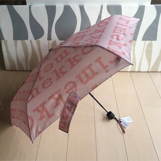 marimekko - 国内正規品 新品 マリメッコ 折り畳み傘 MARILOGO ピンク 日本限定