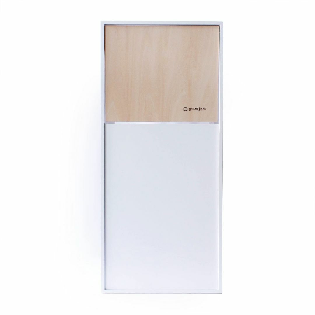 【色: ホワイト】ヤマト工芸 ダストボックス DOORS mini ホワイト Y インテリア/住まい/日用品のインテリア小物(ごみ箱)の商品写真