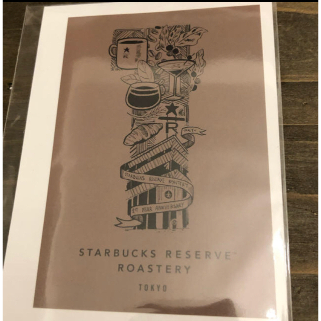 Starbucks Coffee(スターバックスコーヒー)の【１枚】スターバックスリザーブ ロースタリー 東京　1周年記念限定ステッカー エンタメ/ホビーのエンタメ その他(その他)の商品写真