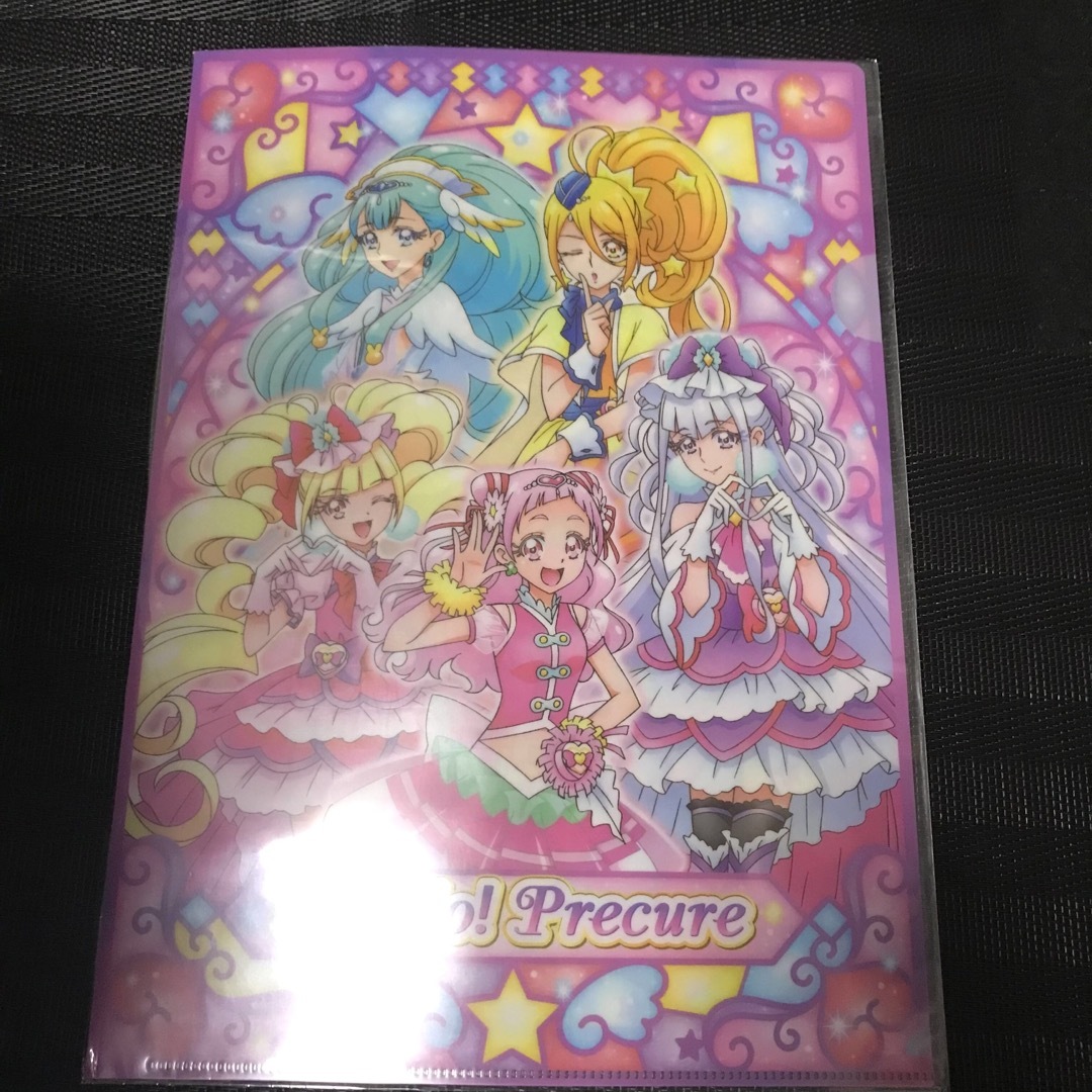 キュアエール HUGっと!プリキュア クリアファイル セット エンタメ/ホビーのおもちゃ/ぬいぐるみ(キャラクターグッズ)の商品写真