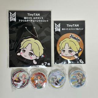 セガ(SEGA)のBTS tinytan 寝そべりエクストラ缶バッジ ジミン(アイドルグッズ)