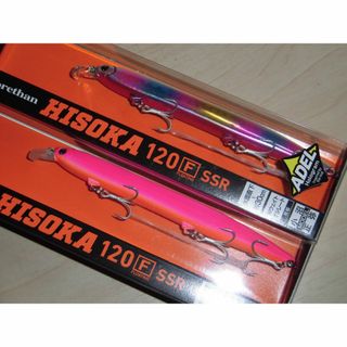 ダイワ(DAIWA)のダイワ　ヒソカ 120F-SSR 10g　マットバチピンク・アデル不夜城　２個(ルアー用品)