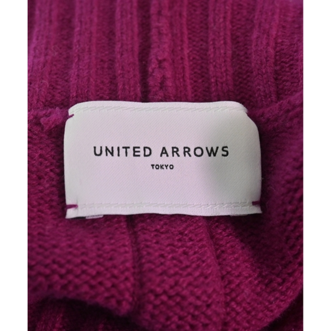 UNITED ARROWS(ユナイテッドアローズ)のUNITED ARROWS ユナイテッドアローズ ニット・セーター F 紫 【古着】【中古】 レディースのトップス(ニット/セーター)の商品写真